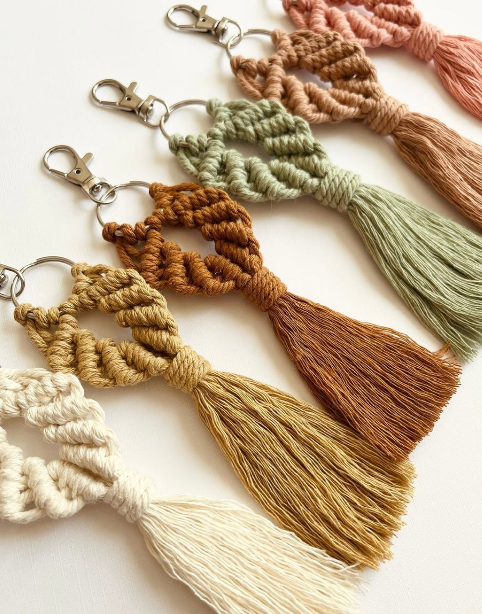 Sleutelhanger Macramé