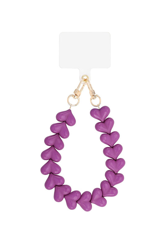Telefoon/ tasketting Colored Hearts