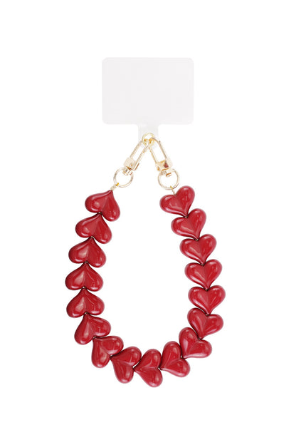 Telefoon/ tasketting Colored Hearts