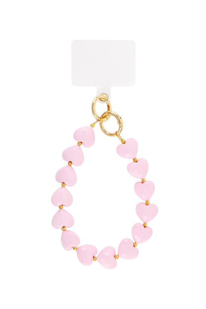 Telefoon/ Tasketting Pastel Hearts